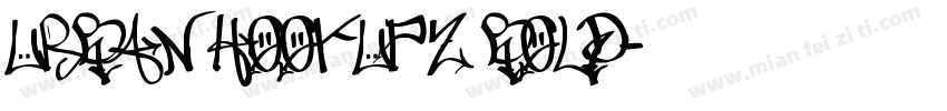 URBAN HOOKUPZ Bold字体转换